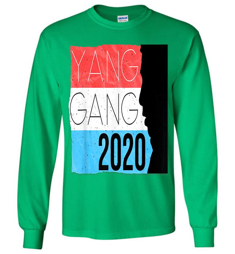 Inktee Store - Official Yang Gang 2020 President Candidate Long Sleeve T-Shirt Image