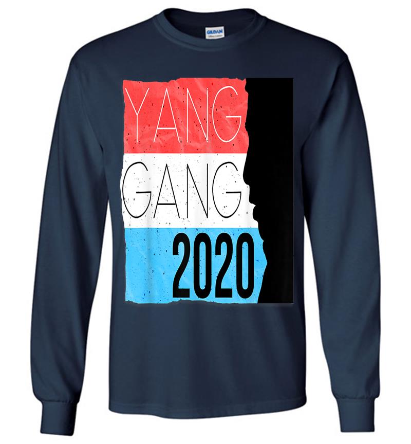Inktee Store - Official Yang Gang 2020 President Candidate Long Sleeve T-Shirt Image