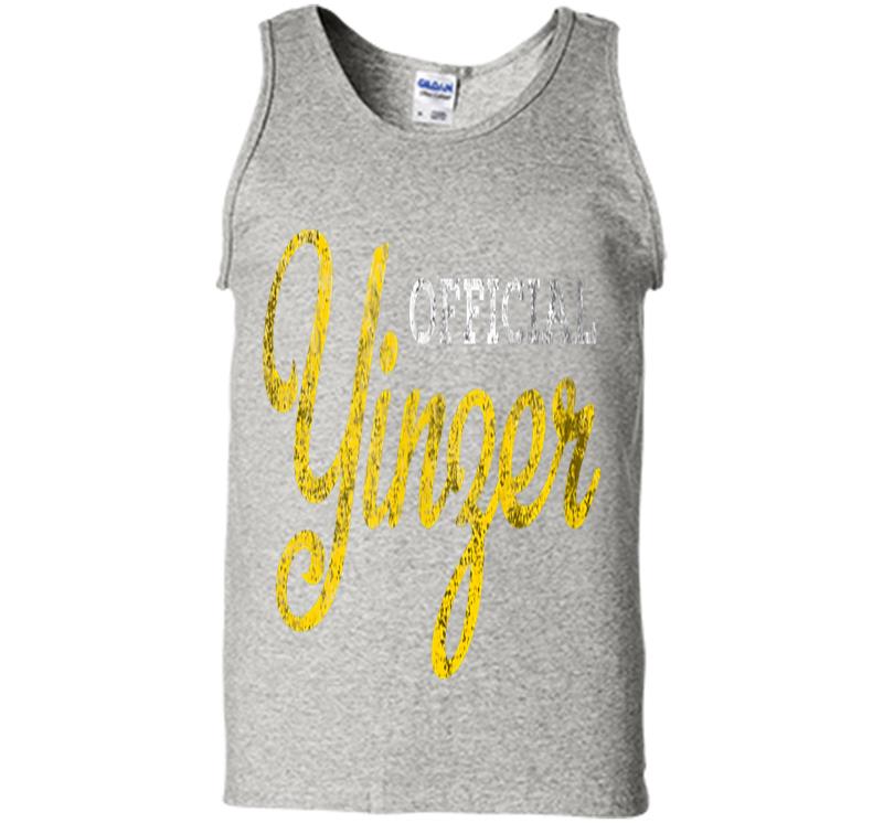 Official Yinzer Pittsburgh Burgh Gold White Retro Distressed Mens Tank Top