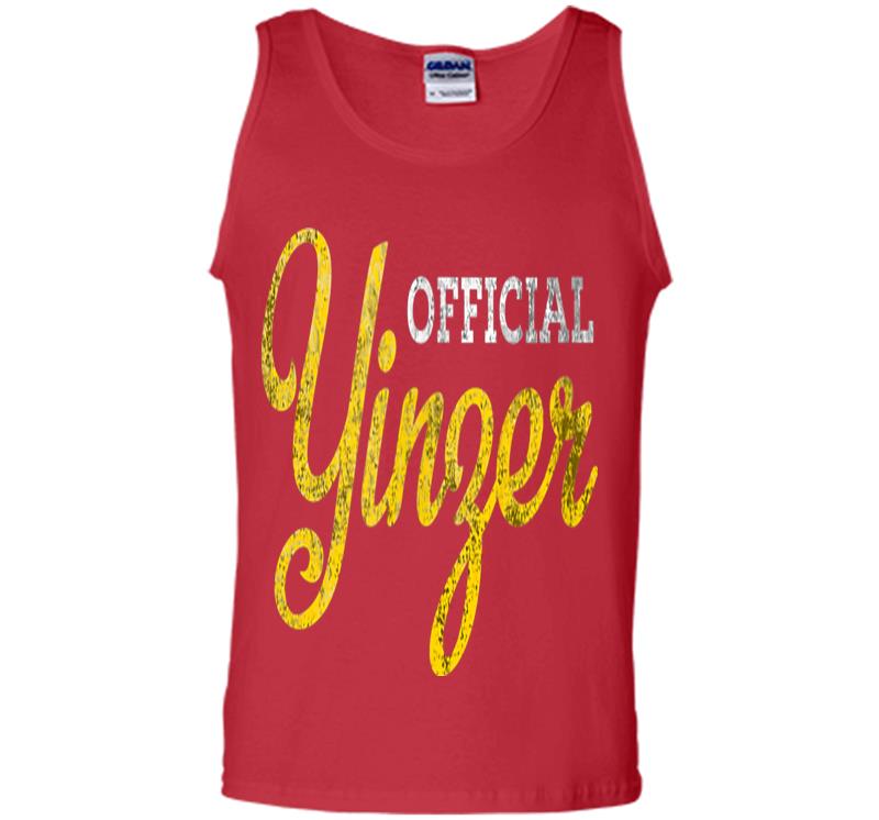Inktee Store - Official Yinzer Pittsburgh Burgh Gold White Retro Distressed Mens Tank Top Image
