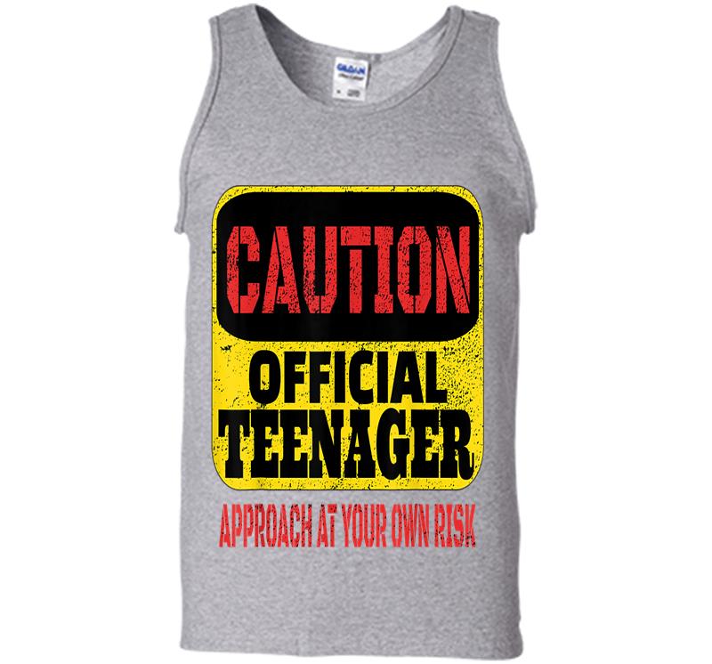 Inktee Store - Officially A Nager - 13Th Birthday Mens Tank Top Image