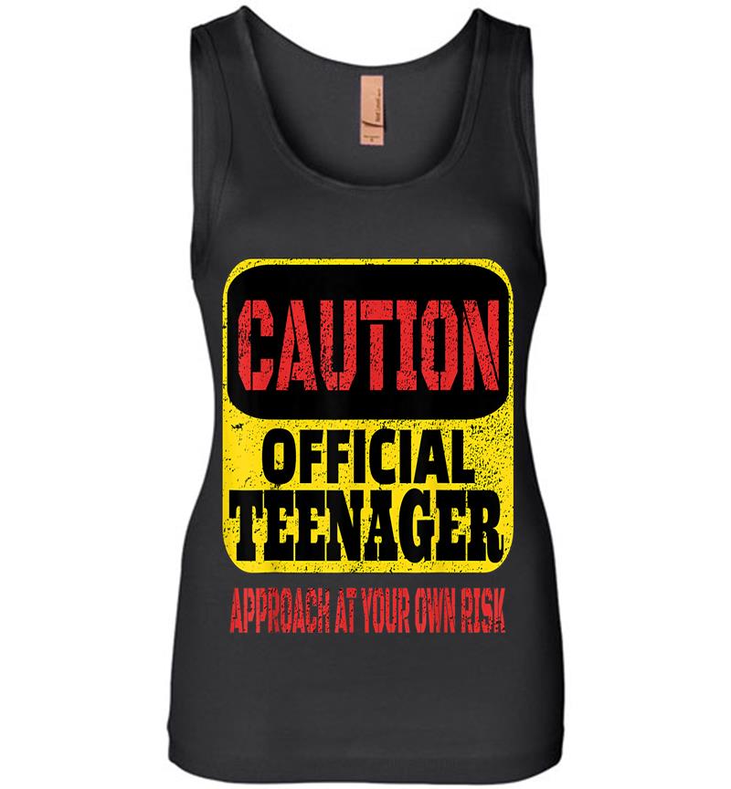 Officially A Nager - 13th Birthday Womens Jersey Tank Top