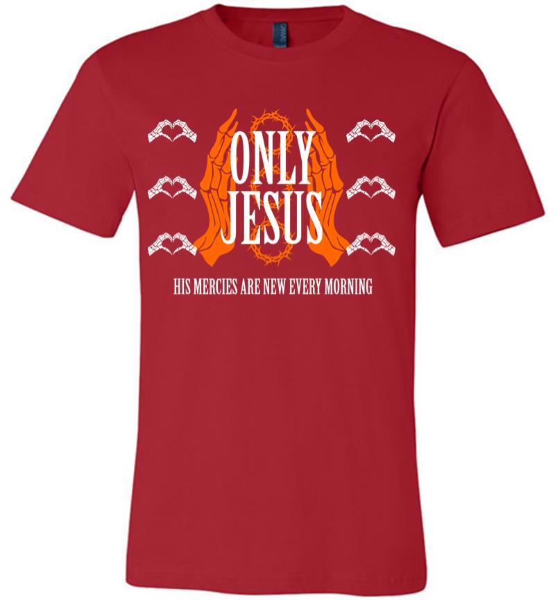 Inktee Store - Only Jesus 2 Premium T-Shirt Image