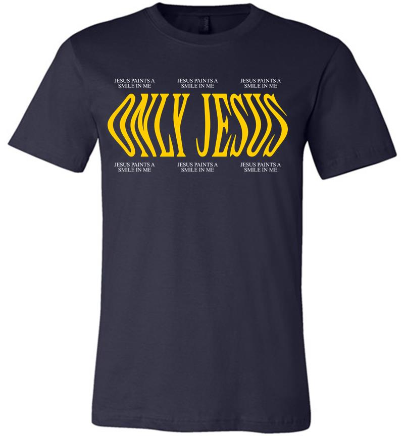 Inktee Store - Only Jesus Premium T-Shirt Image