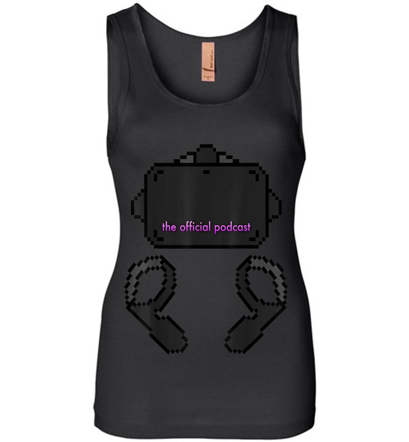 Oqc Logo - The Official Podcast Womens Jersey Tank Top