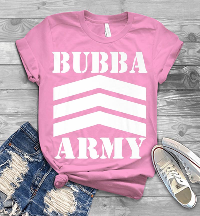 Inktee Store - Original Bubba Army Logo (Wht) - Official Bubba Army Design Premium Mens T-Shirt Image