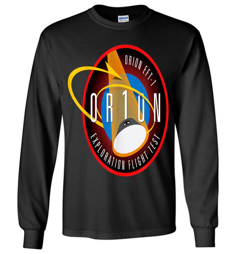 Orion Etf 1 Insignia Crew Spacecraft Patch Long Sleeve T-Shirt