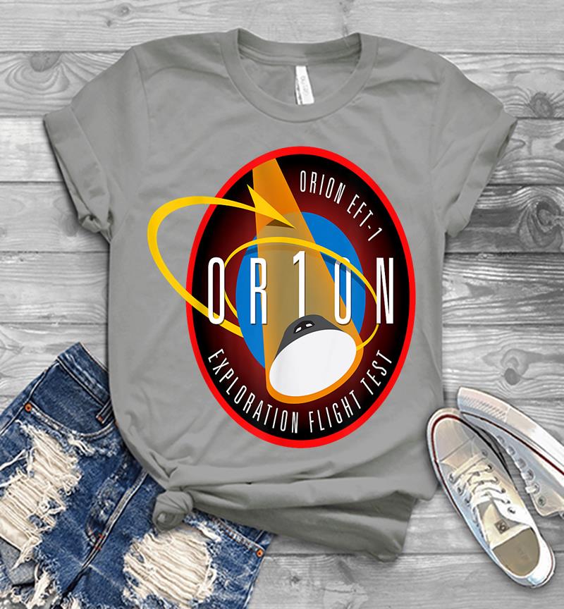 Inktee Store - Orion Etf 1 Insignia Crew Spacecraft Patch Mens T-Shirt Image