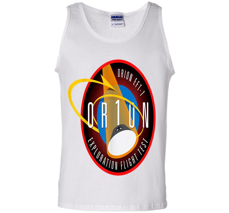 Inktee Store - Orion Etf 1 Insignia Crew Spacecraft Patch Mens Tank Top Image