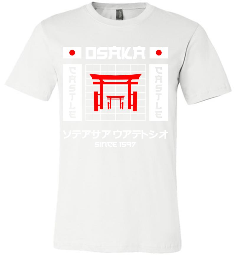 Inktee Store - Osaka Castle Since 1597 Premium T-Shirt Image