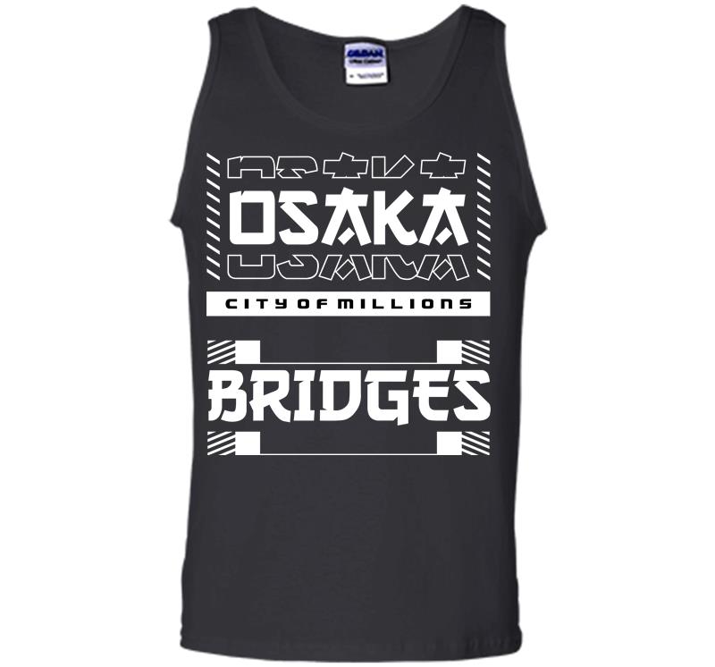 Osaka City Of Million Bridges Men Tank Top