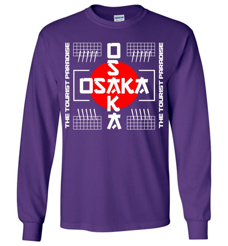 Inktee Store - Osaka The Tourist Paradise Long Sleeve T-Shirt Image