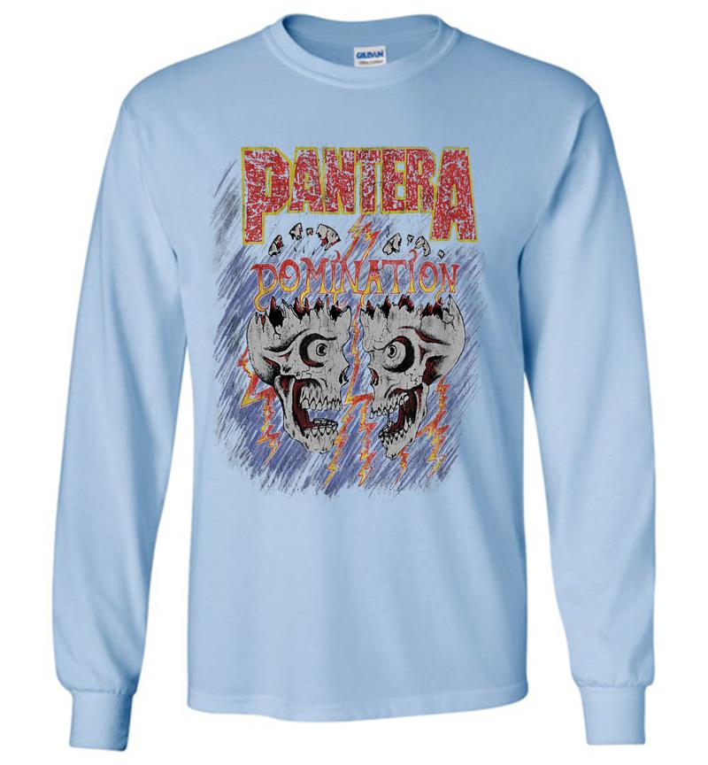 Inktee Store - Pantera Official Domination Long Sleeve T-Shirt Image