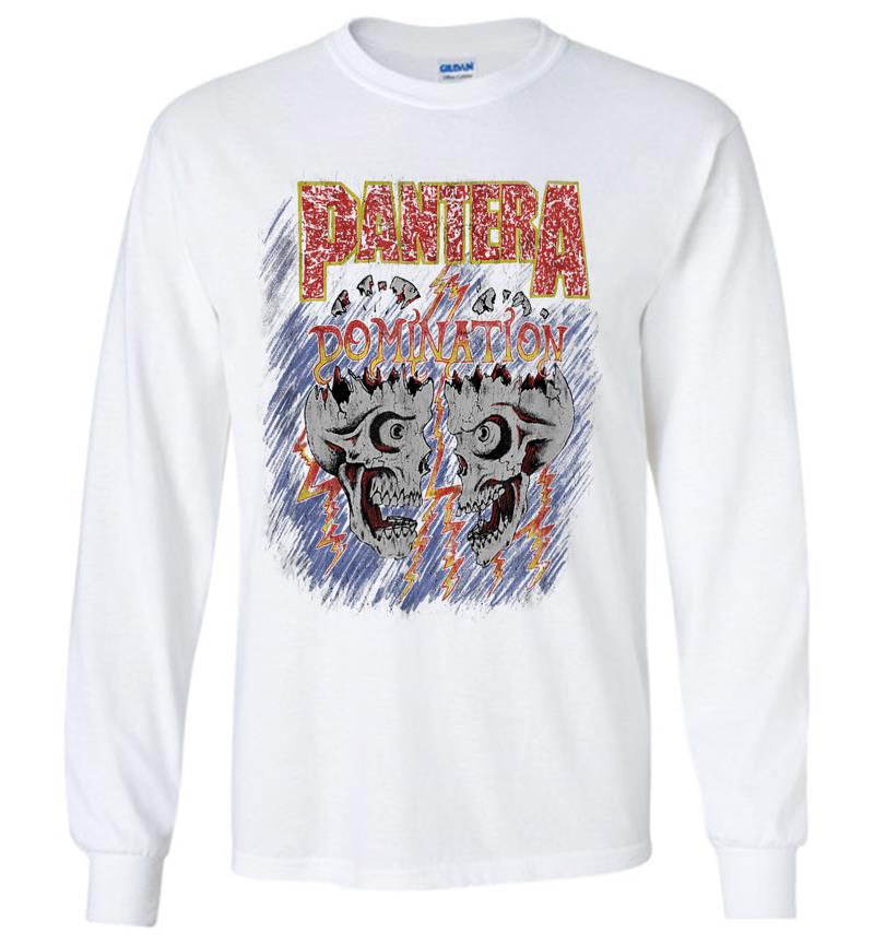 Inktee Store - Pantera Official Domination Long Sleeve T-Shirt Image