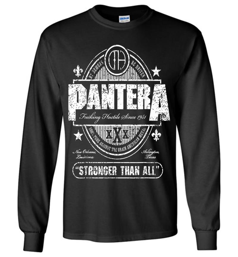 Pantera Official Stronger Than All Beer Mat Long Sleeve T-shirt
