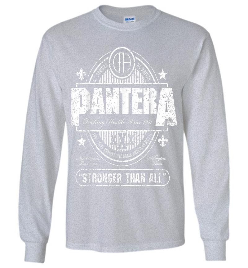Inktee Store - Pantera Official Stronger Than All Beer Mat Long Sleeve T-Shirt Image