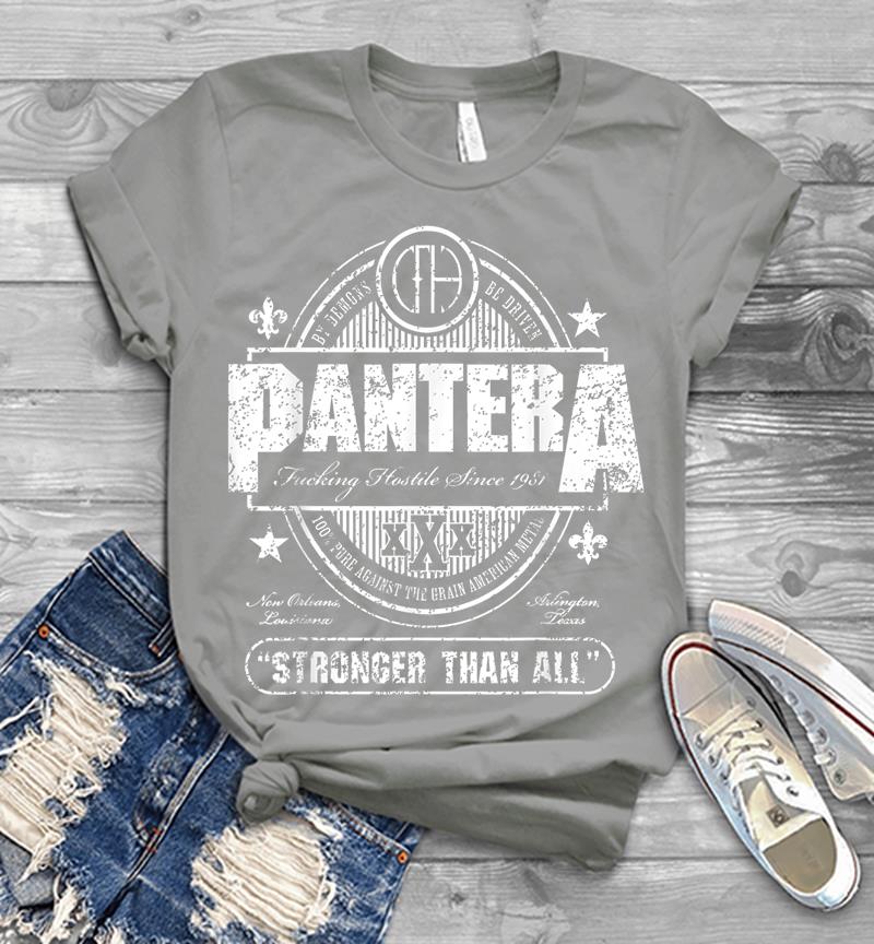 Inktee Store - Pantera Official Stronger Than All Beer Mat Mens T-Shirt Image