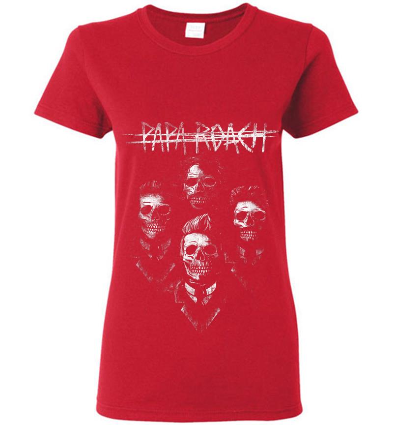 Inktee Store - Papa Roach Portrait Tee 2 Sided Official Merch Womens T-Shirt Image