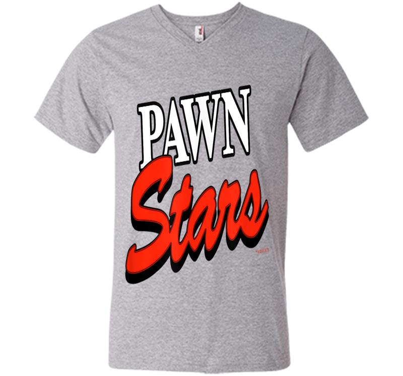 Inktee Store - Pawn Stars Logo Standard - Official V-Neck T-Shirt Image