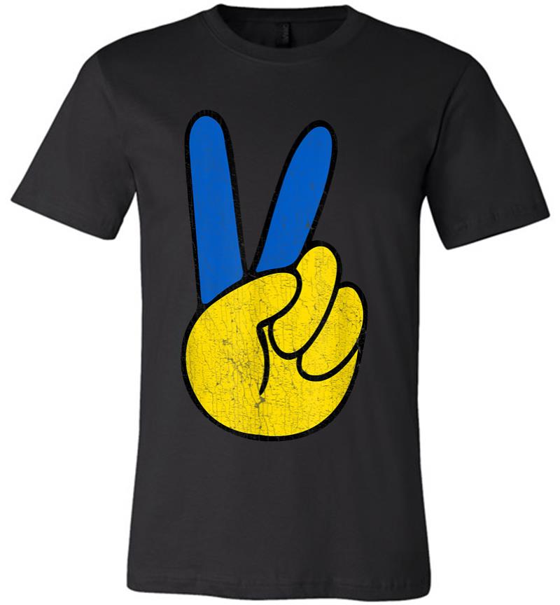 Peace Ukraine Vintage Premium T-Shirt