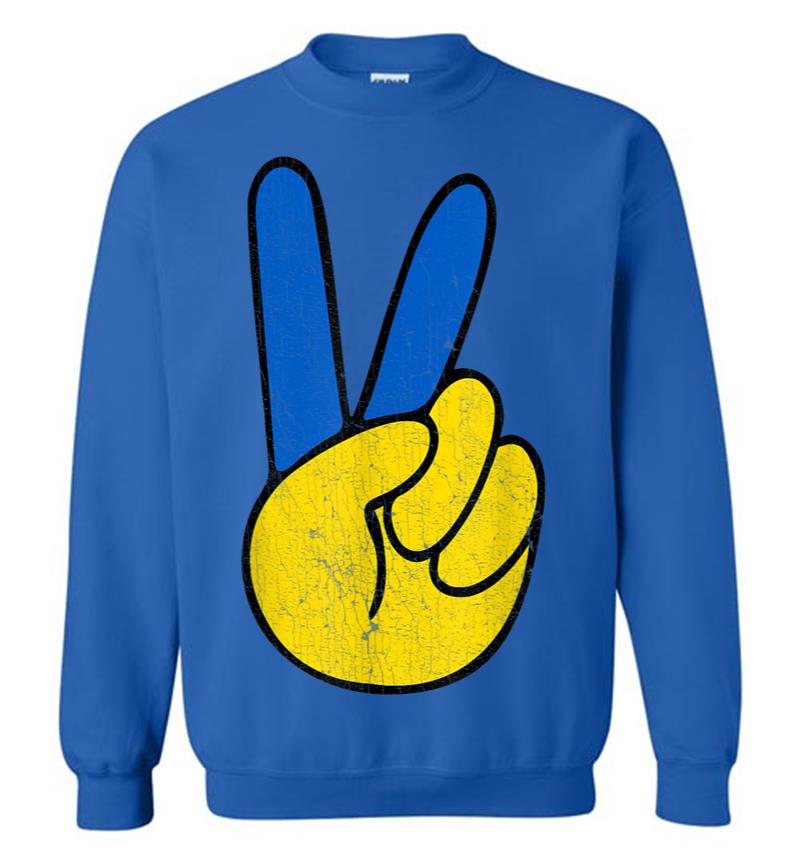 Inktee Store - Peace Ukraine Vintage Sweatshirt Image