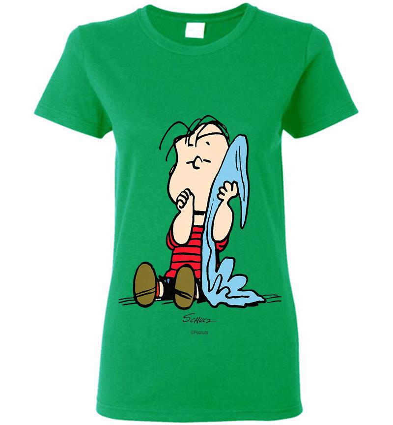 Inktee Store - Peanuts Linus Blanket Womens T-Shirt Image
