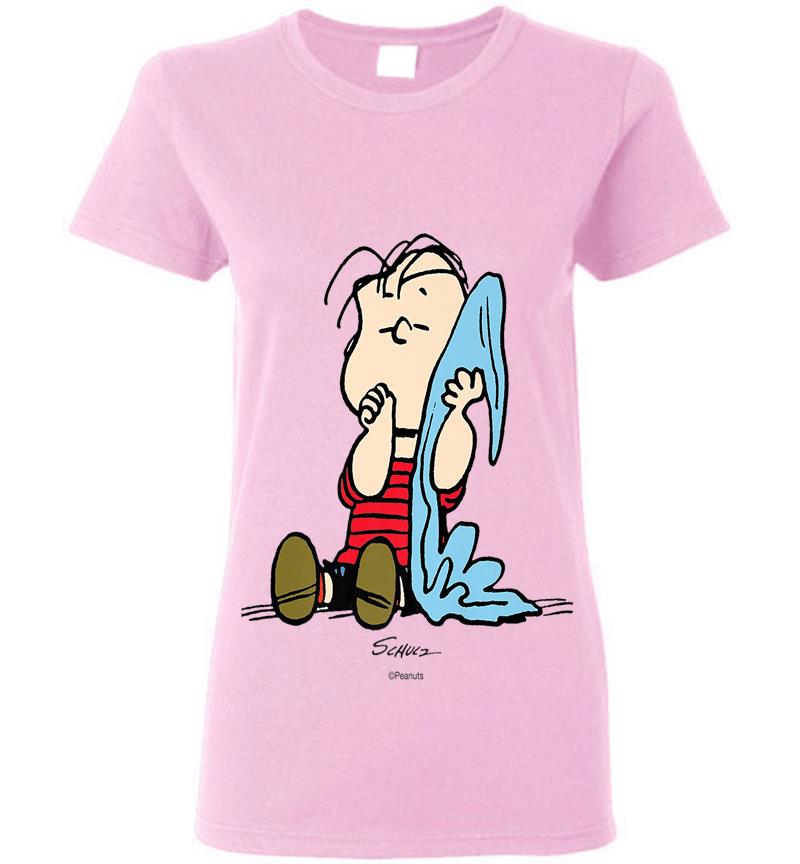 Inktee Store - Peanuts Linus Blanket Womens T-Shirt Image