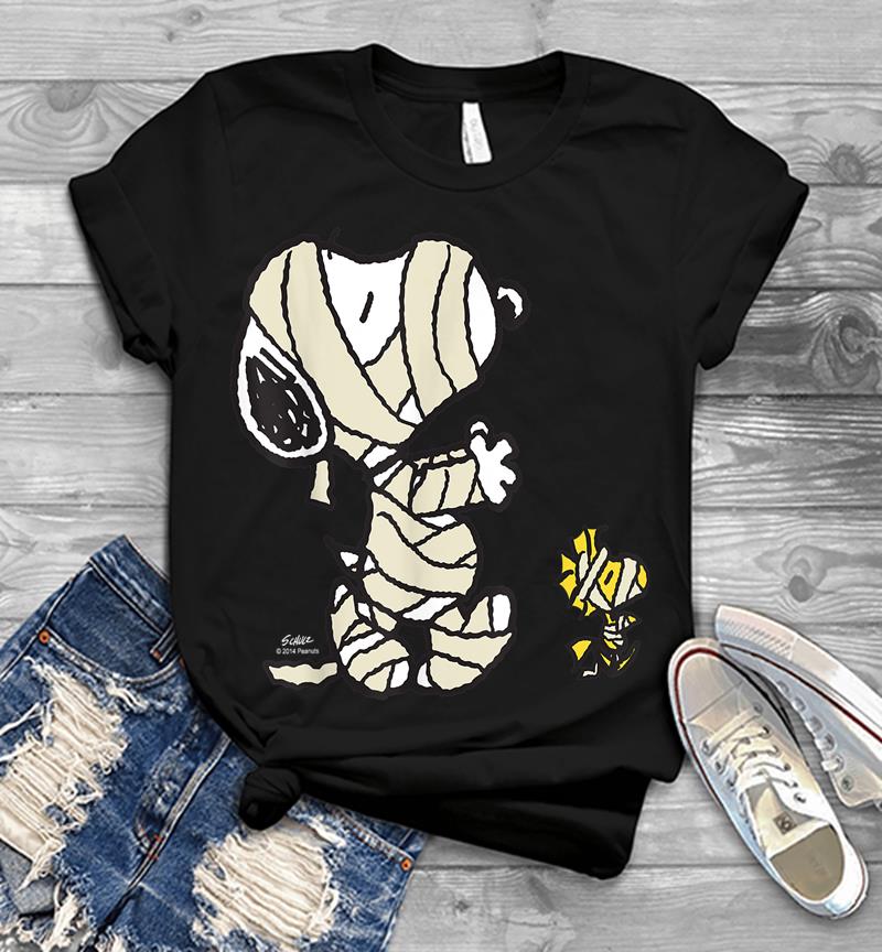 Peanuts Snoopy Mummy Mens T-Shirt