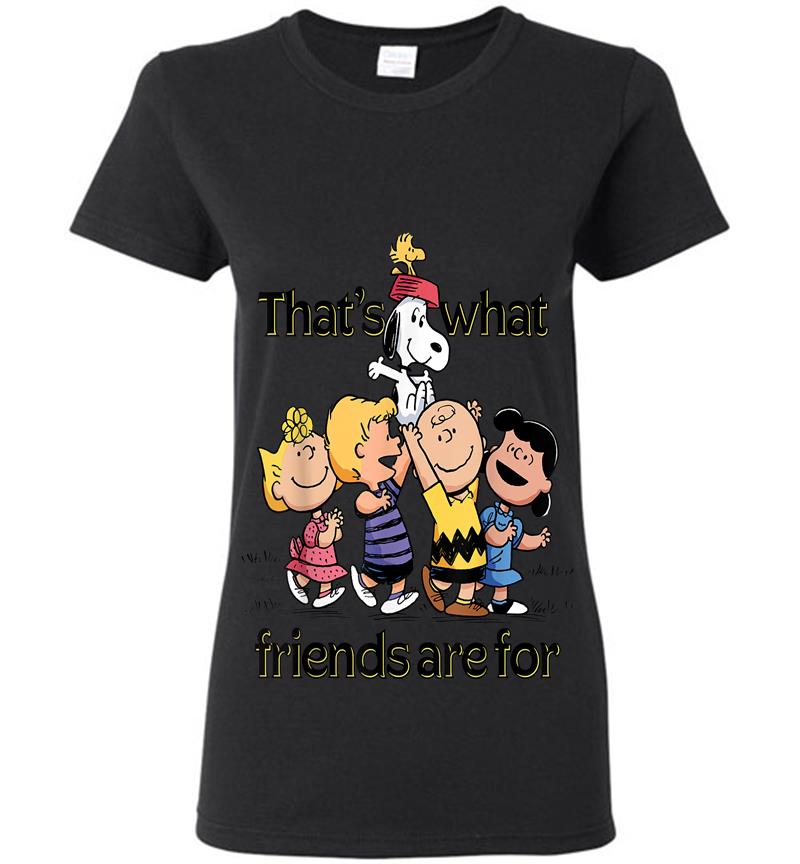 Peanuts Thats What Friends Are For Womens T-Shirt