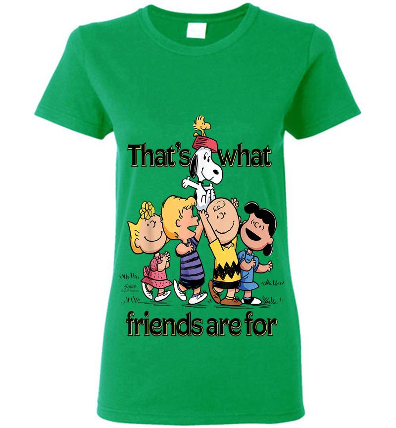 Inktee Store - Peanuts Thats What Friends Are For Womens T-Shirt Image