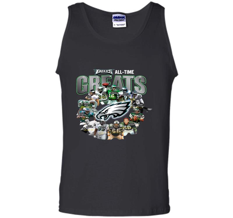 Inktee Store - Philadelphia Eagles All Time Greats All Players Signature Mens Tank Top Image