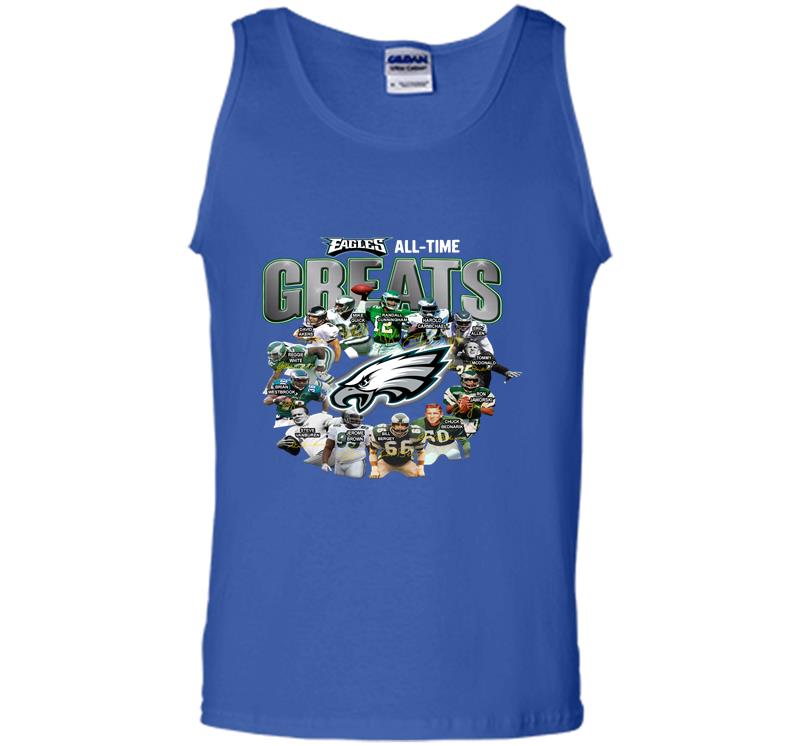 Inktee Store - Philadelphia Eagles All Time Greats All Players Signature Mens Tank Top Image
