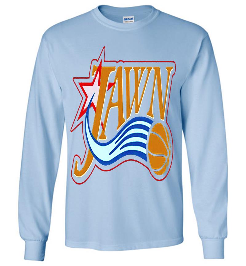 Inktee Store - Philadelphia Jawn Basketball Long Sleeve T-Shirt Image