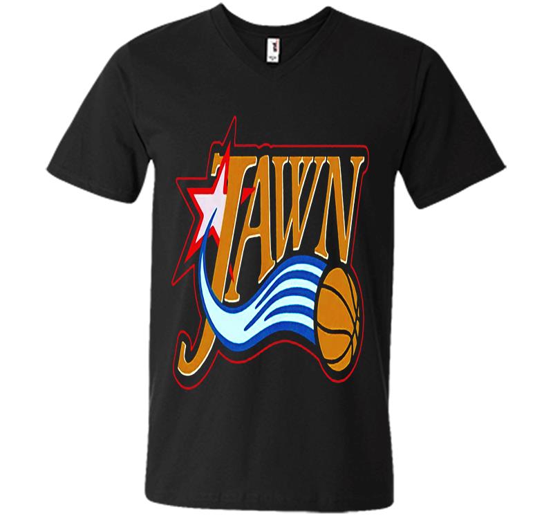 Philadelphia Jawn Basketball V-Neck T-Shirt