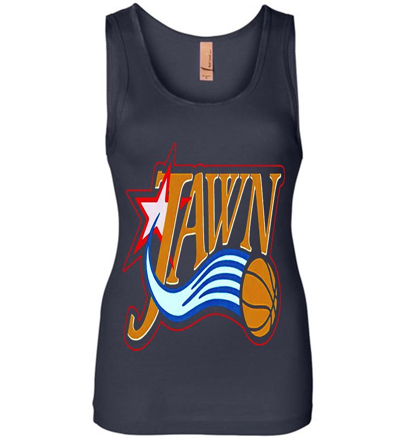 Inktee Store - Philadelphia Jawn Basketball Womens Jersey Tank Top Image