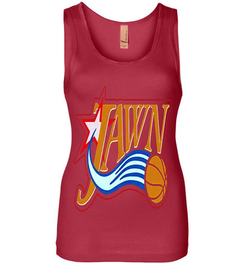 Inktee Store - Philadelphia Jawn Basketball Womens Jersey Tank Top Image