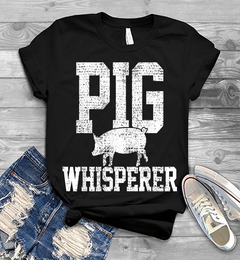 Pigs Whisperer Farmer Vintage Mens T-shirt