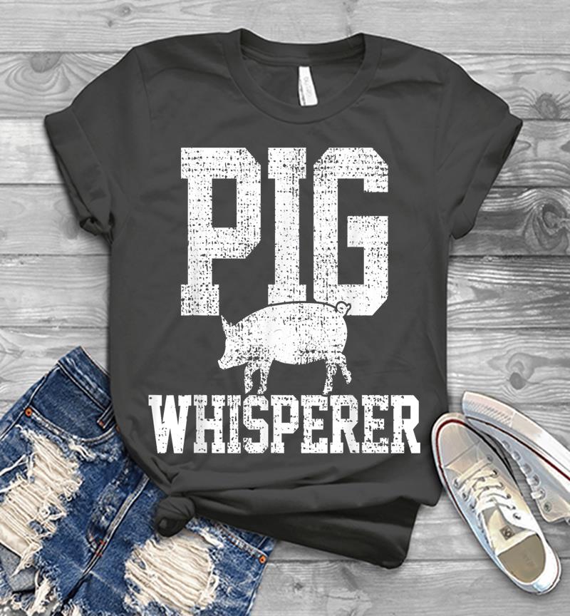 Inktee Store - Pigs Whisperer Farmer Vintage Mens T-Shirt Image