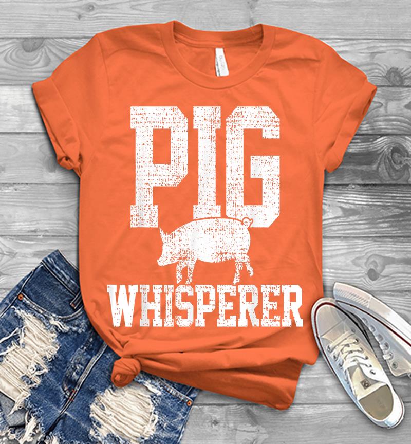 Inktee Store - Pigs Whisperer Farmer Vintage Mens T-Shirt Image