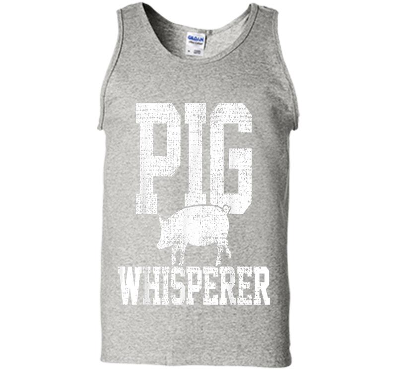 Pigs Whisperer Farmer Vintage Mens Tank Top