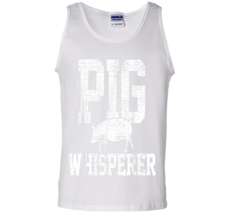 Inktee Store - Pigs Whisperer Farmer Vintage Mens Tank Top Image