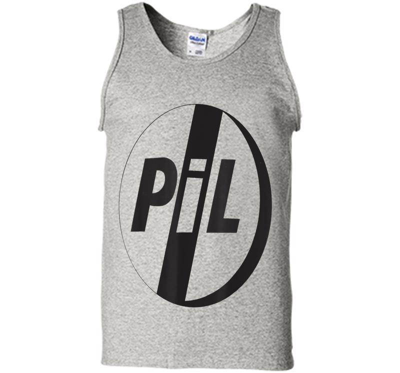 Pil Official Public Image Ltd Black Logo Mens Tank Top