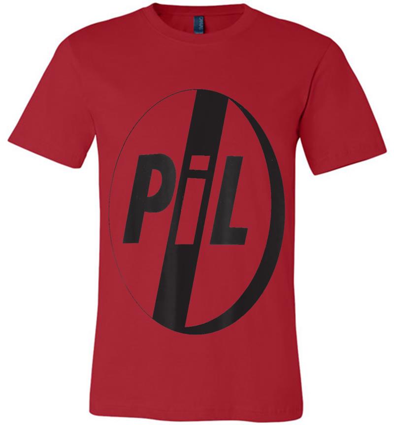 Inktee Store - Pil Official Public Image Ltd Black Logo Premium T-Shirt Image