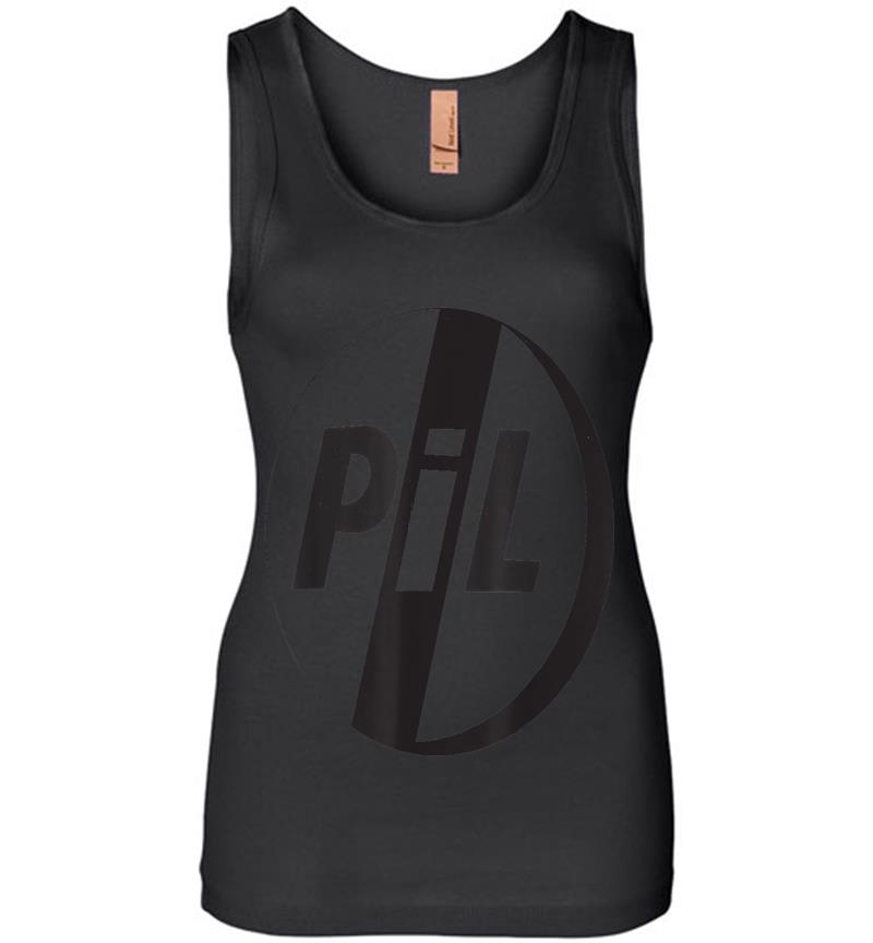 Pil Official Public Image Ltd Black Logo Womens Jersey Tank Top