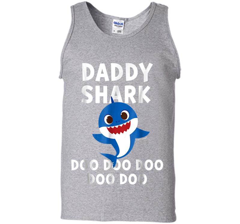 Inktee Store - Pinkfong Daddy Shark Official Mens Tank Top Image