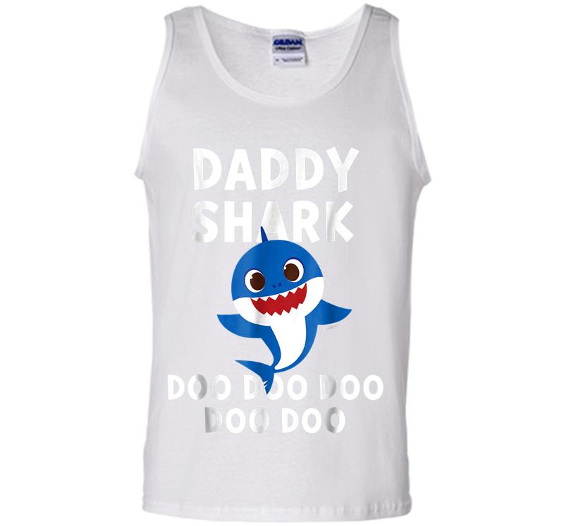 Inktee Store - Pinkfong Daddy Shark Official Mens Tank Top Image