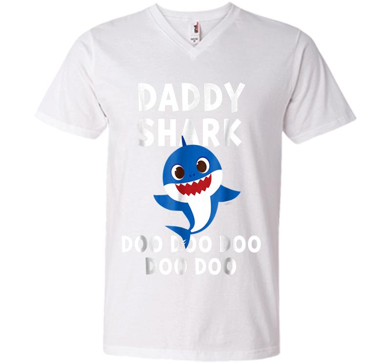 Inktee Store - Pinkfong Daddy Shark Official V-Neck T-Shirt Image