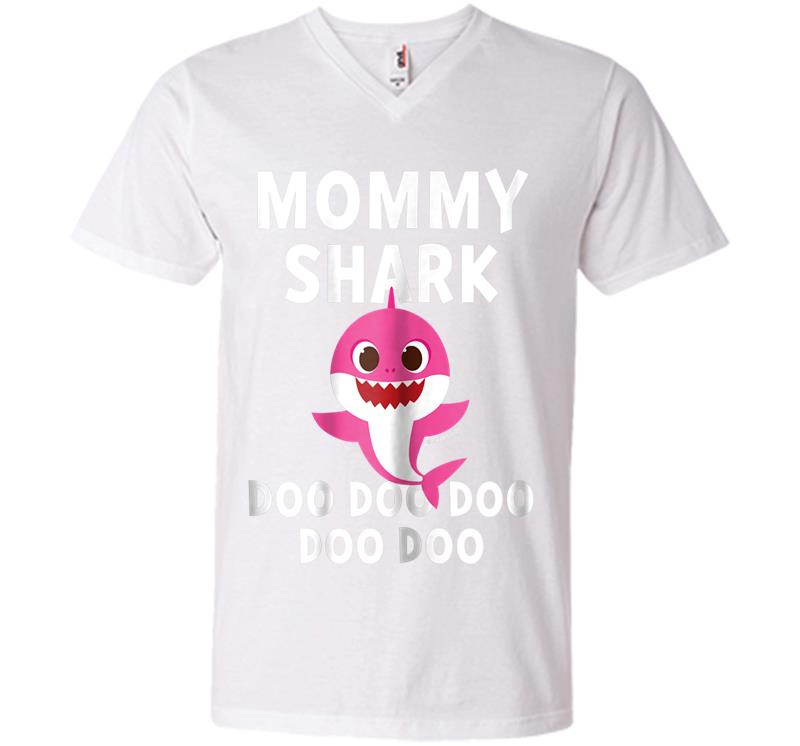 Inktee Store - Pinkfong Mommy Shark Official V-Neck T-Shirt Image
