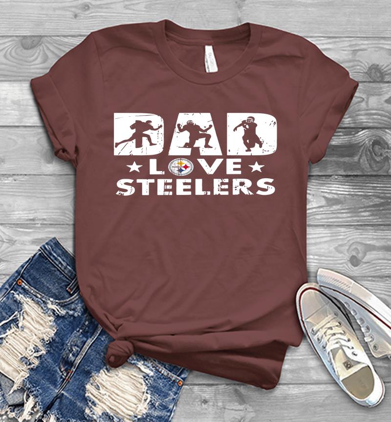 Inktee Store - Pittsburgh Slers Dad Love Slers Mens T-Shirt Image