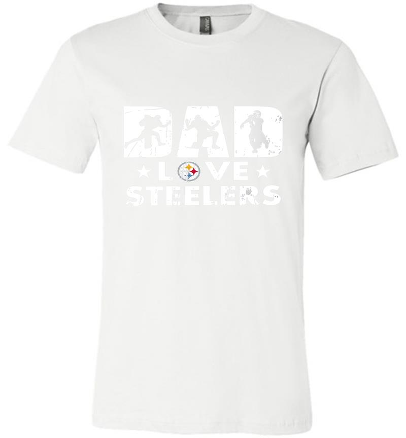 Inktee Store - Pittsburgh Slers Dad Love Slers Premium T-Shirt Image